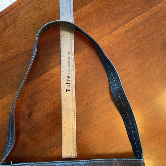 The Sak “De Young” Genuine Leather Slouch Hobo Shoulder Bag Black - Picture 6 of 10